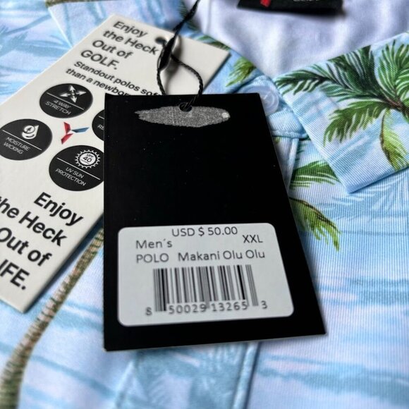 YATTA GOLF - Men's Golf Shirt Moisture Wicking Quick-Dry Short Sleeve - Picture 3 of 9